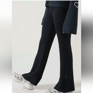 Athleta Harmony Pose Ribbed Pant Black sz Xl